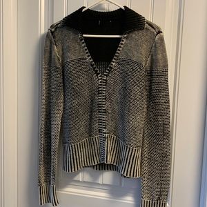 Knit weave sweater